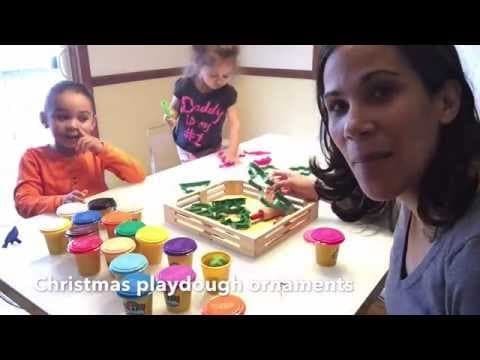 Making Playdough Ornaments with young Children Fun Holiday Activity!