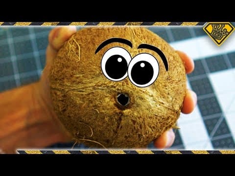 Making A Coconut Torch