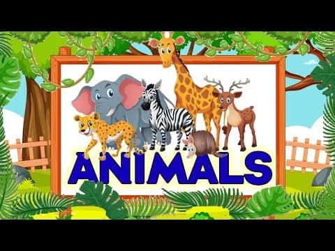 Animals | Animals for kids | Animals name | Home based school Animals name in English