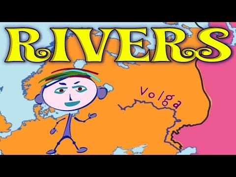 Geography explorer - rivers - interesting and learning game for children