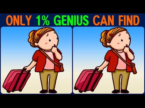 【Find the Difference】 For the smart you! Find the difference in 90 seconds!