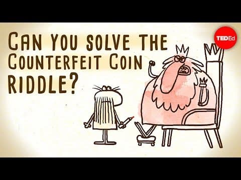 Can you solve the counterfeit coin riddle