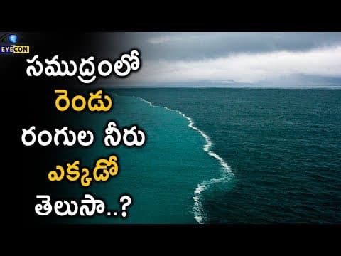 సముద్రంలో రెండు రంగుల నీరు ఎక్కడో తెలుసా..? | The Myth of The Ocean With 2 Coloured Water..!