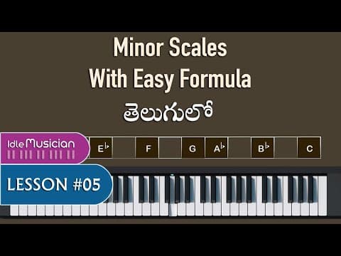 All Minor Scales on keyboard | Lesson 5
