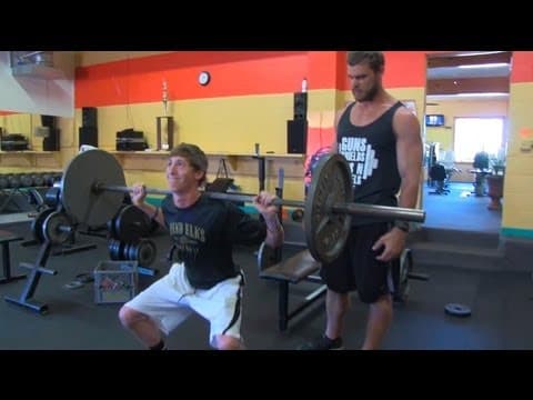 Teen beginners bodybuilding training-legs workout