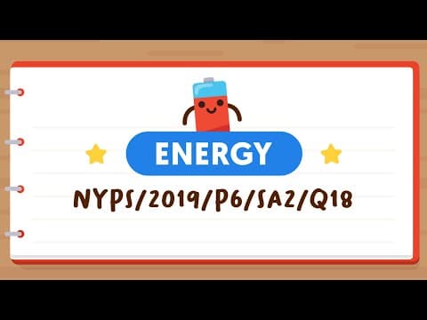 PSLE SCIENCE MADE SIMPLE EP93 | Energy | Blocks Of Different Gravitational Potential Energ