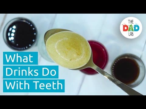 Tooth Decay Experiment with Eggs and Drinks | Why We Brush Teeth