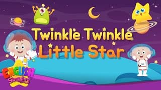 Twinkle Twinkle Little Star - Nursery Rhymes - English Song For Kids - mother goose rhyme