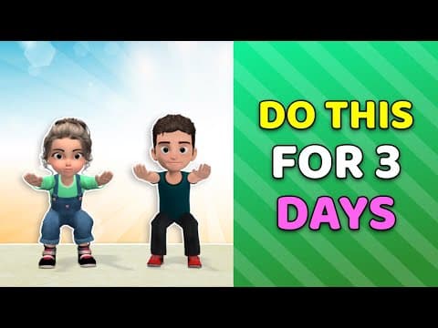 3-DAY SQUATS CHALLENGE FOR CHILDREN - STRONGER LOWER BODY