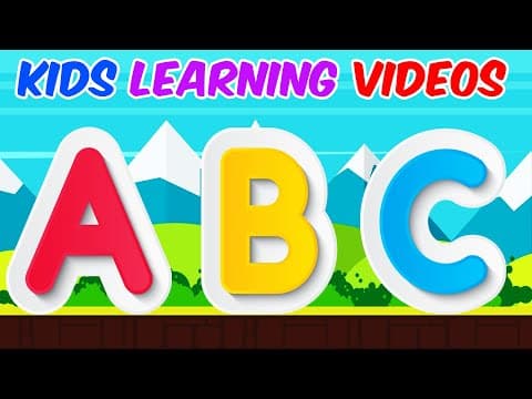 Learn alphabets for toddlers - learn abc for preschool - learn alphabets for kids