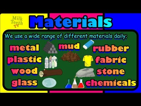 Materials for Kids | Materials and their Properties | What are Things Made From | Science for Kids