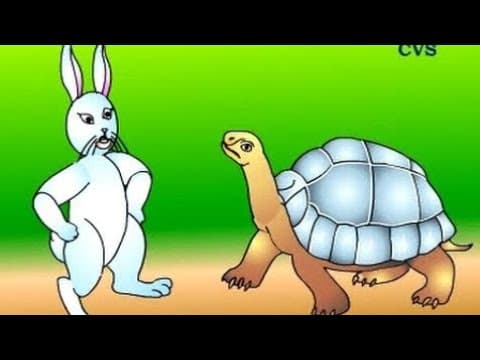 కుందేలు - తాబేలు ( నీతి కథలు )