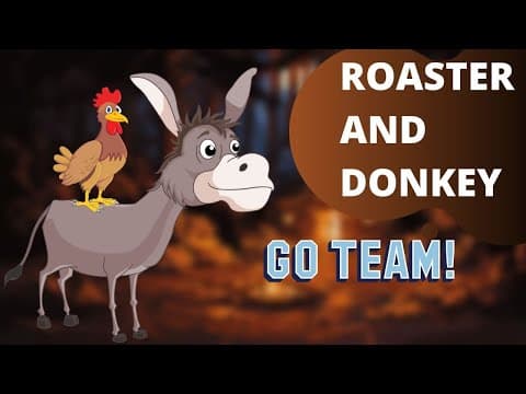 Rooster And Donkey | English Cartoons | Maha Cartoon TV English