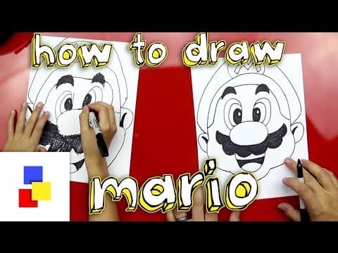 How to draw mario