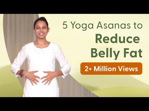 10 Minute Yoga for FLAT STOMACH | पेट कम करने के लिए योग @satvicyoga