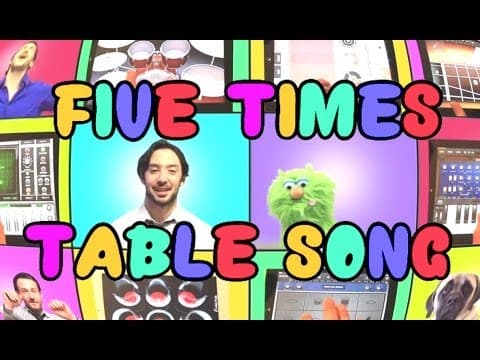 Five Times Table Song We Cant Stop by Miley Cyrus Using iPads Only