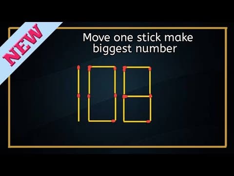Genius only can solve | matchstick puzzles 6 #brainteaser #solve #games #puzzle