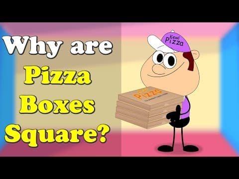 Why are Pizza Boxes Square? + more videos | #aumsum #kids #science #education #children