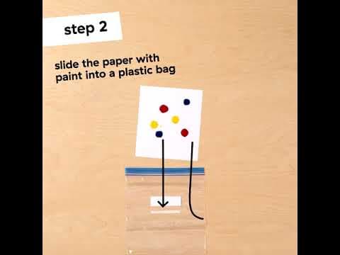 Tummy Time - DIY Finger Painting