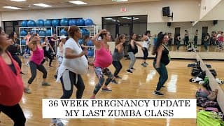 Pregnancy: My last Zumba Class at 36 Weeks