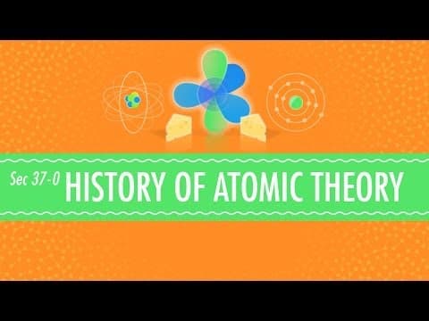 The History of Atomic Chemistry: Crash Course Chemistry