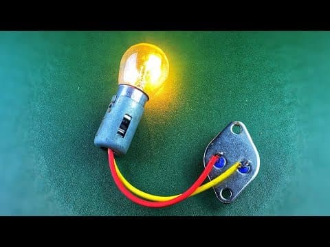Electric free energy generator with spark plug using dc motor , DIY science project