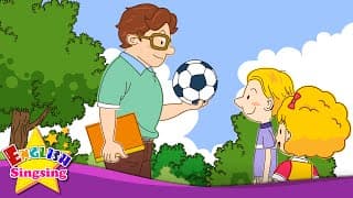 Let's play soccer. I like soccer. (Suggestion/Sports) - English Education Rap - Song with lyrics