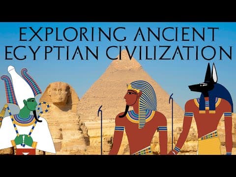 Exploring egyptian civilization for kids-ancient egyptian culture documentary