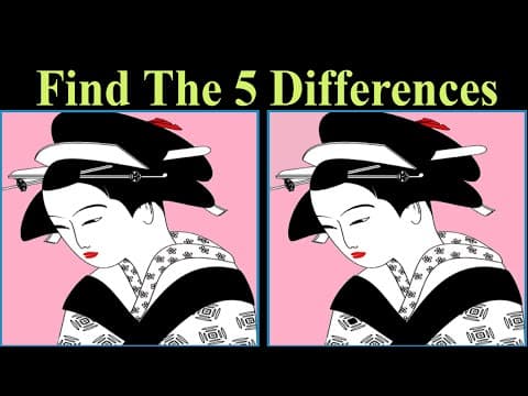 Spot the 5 Difference Have you ever seen such a difficult spot the difference game? (NO.41)