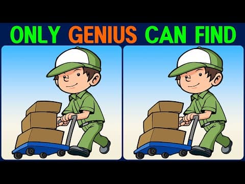 【Find the Difference】 Can you find them all?