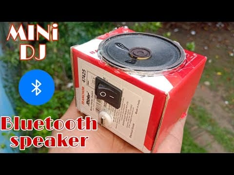 How to make bluetooth speaker /bluetooth speaker diy /cheapest