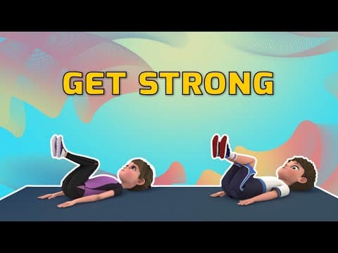ARMS + LEGS + CORE KIDS EXERCISE: GET STRONG! | Kids Exercise