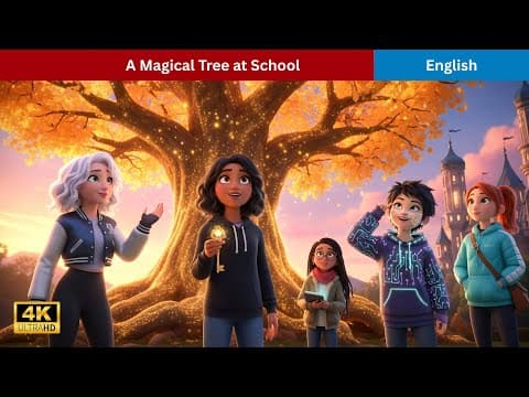 A Magical Tree at School | Bedtime Story for Kids in English | @KidsStorySpot ​