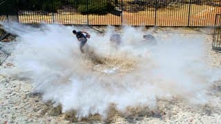 CATCHING GIANT WATER BOMBS