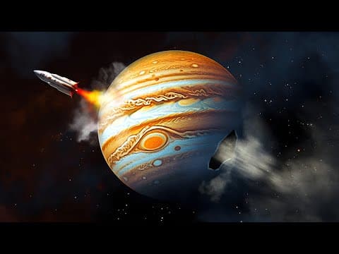 Could a spaceship fly through a gas giant like Jupiter?