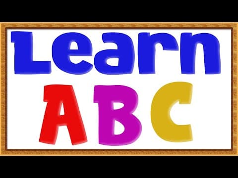 Learn abc for toddlers - abc train - early education for kids - kids a to z