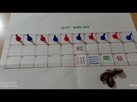 SENET Egyptian Board game || SENET game in Telugu || అష్టా చమ్మా ఆట ఆడే ప్రతి ఒక్కరికీ నచ్చే ఆట