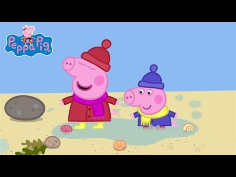 Peppa Pig Plays in Lots of Muddy Puddles