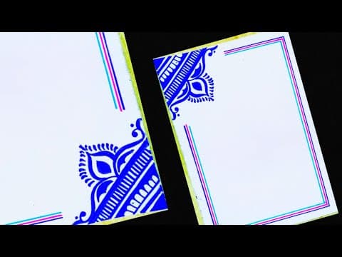 Corner border design