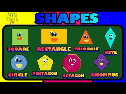 2-Dimensional Shapes for Grade 2 | All types of 2-D shapes with description | what are shapes ?