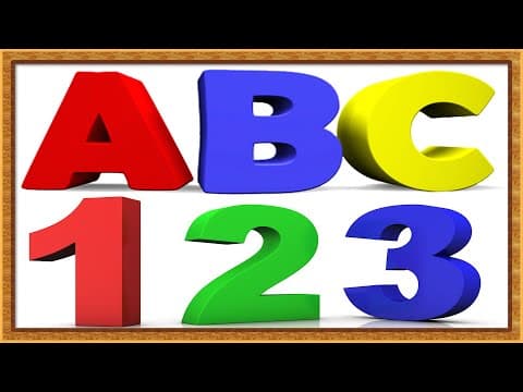 Kids learning videos for kids - preschool learning - learn alphabets for kids - numbers for kids