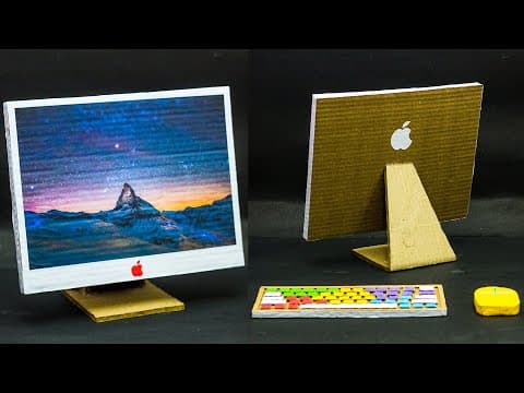 School Science Projects | How to Make a iMac From Cardboard