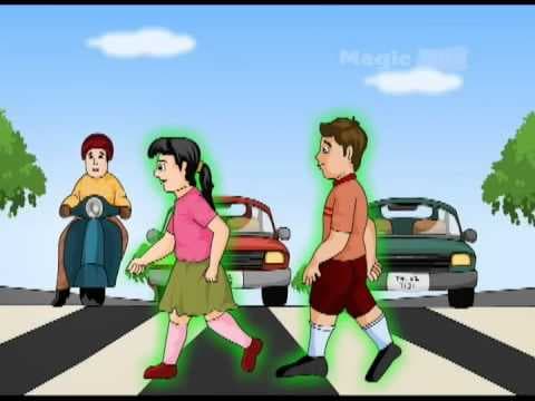 Road Safe - Good Habits And Manners - Pre School - Animation Videos For Kids