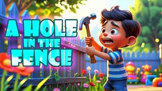 A Hole in the Fence - Moral Story for Kids | A Story About Anger & Words