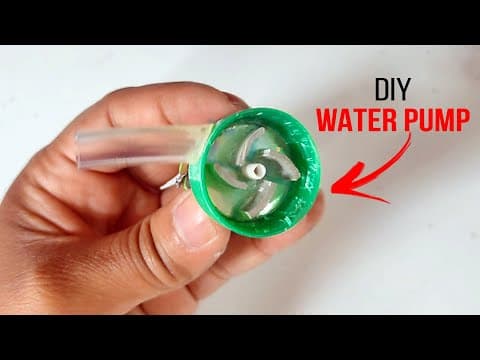 How to Make Water Pump with DC Motor | DIY Water Pump | Mini Water Pump