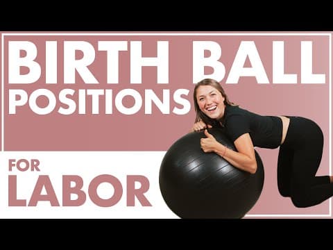Using a birth ball for labor-movement during labor for a quicker birth-birth doula