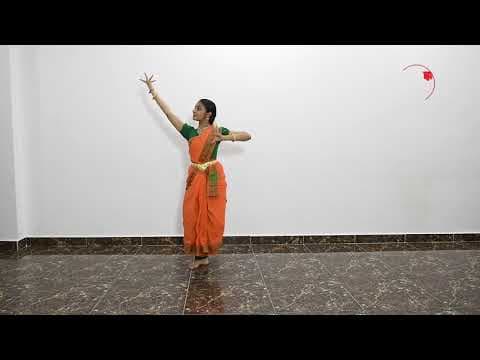Classical dance - bharatanatyam adavu-dhi thayyum tha tha thai adavu (uthplavana adavu), karthari adavu & katti adavu