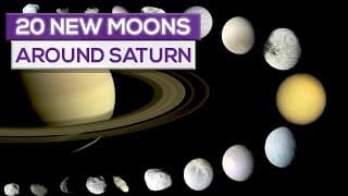 20 New Moons Discovered Around Saturn