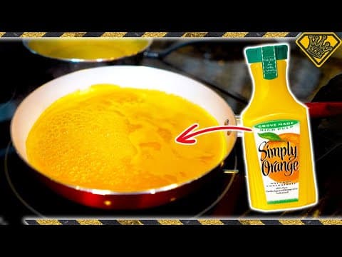 Removing The Liquid From Orange Juice