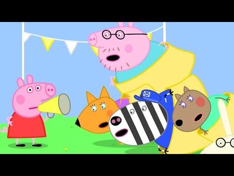 Mummies and Daddies' Sack Race at Peppa Pig's Playground
